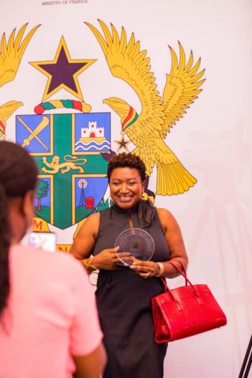 Our Managing Partner, Afua Koranteng received the plaque on the firms behalf.